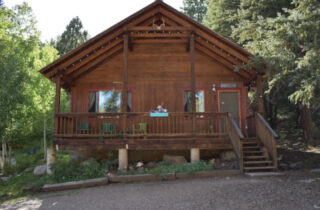 Fishing Lodge Outside - Lone Wolf Cabins